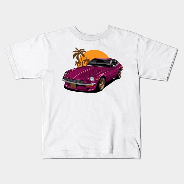 Legend 240z Kids T-Shirt by cungtudaeast